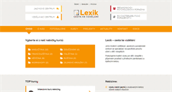 Desktop Screenshot of lexik.cz