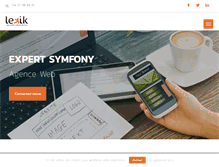 Tablet Screenshot of lexik.fr